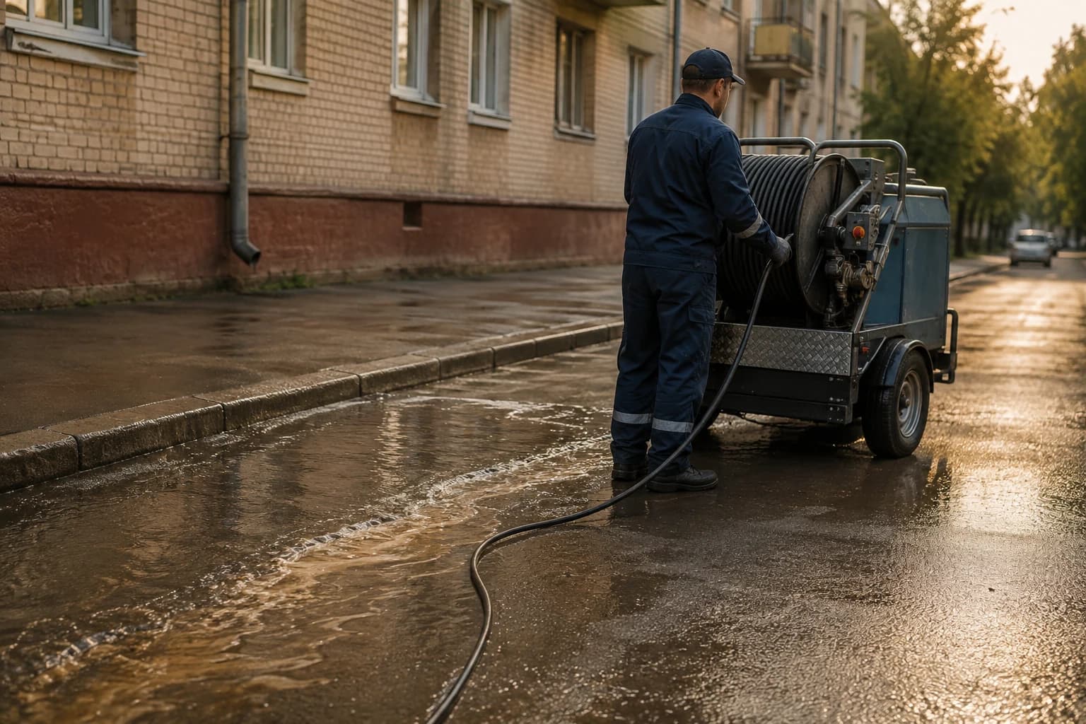 Гидродинамическая прочистка